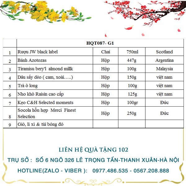Giỏ Quà Tết 001 - ảnh 2