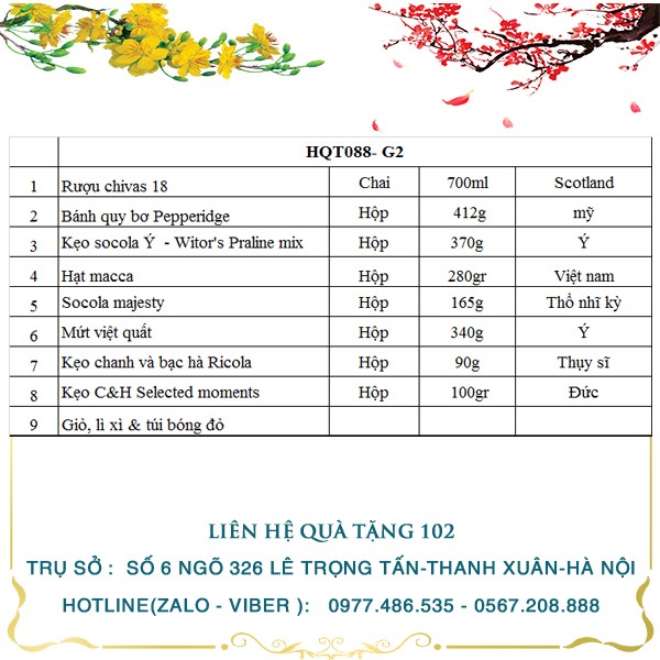 Giỏ Quà Tết 002 - ảnh 2