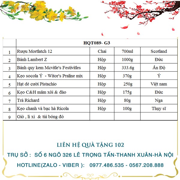 Giỏ Quà Tết 003 - ảnh 2