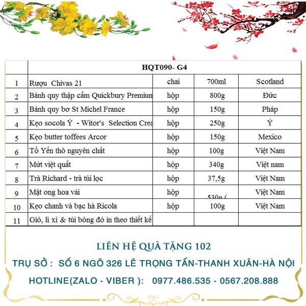 Giỏ Quà Tết 004 - ảnh 2