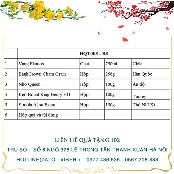 Hộp Quà Tết HQT003 - ảnh 2