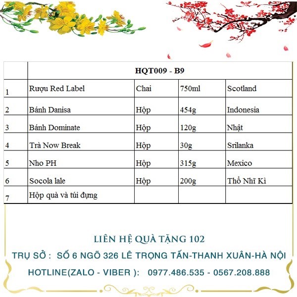 Hộp Quà Tết HQT009 - ảnh 2