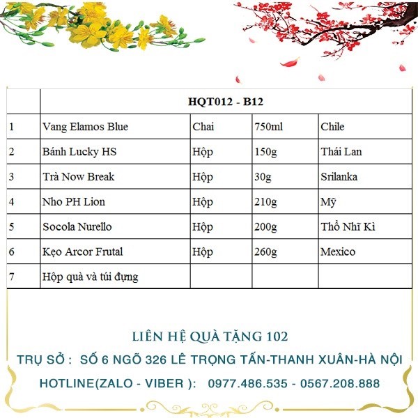 Hộp Quà Tết HQT012 - ảnh 2