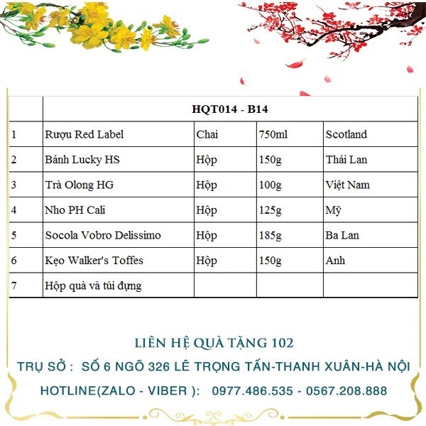 Hộp Quà Tết HQT014 - ảnh 2