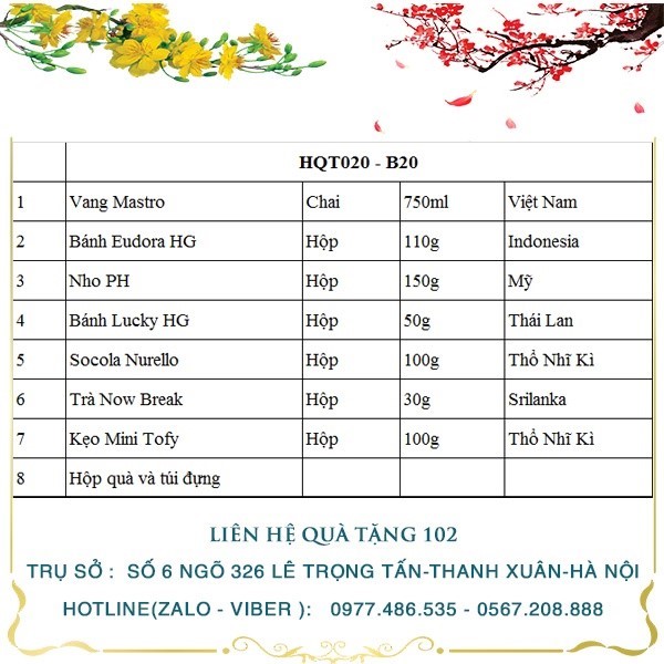 Hộp Quà Tết HQT020 - ảnh 2