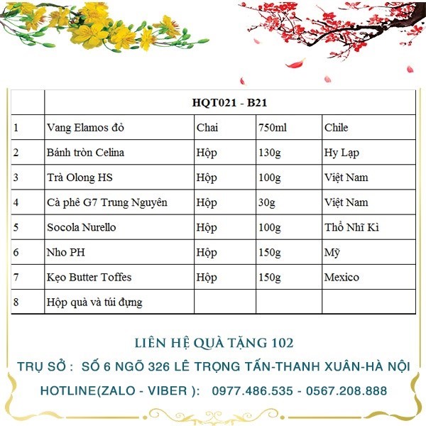 Hộp Quà Tết HQT021 - ảnh 2