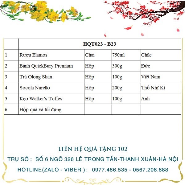 Hộp Quà Tết HQT023 - ảnh 2