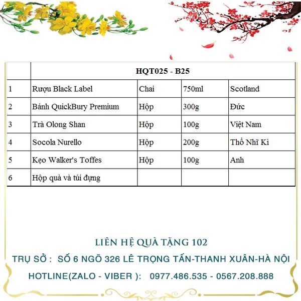 Hộp Quà Tết HQT025 - ảnh 2