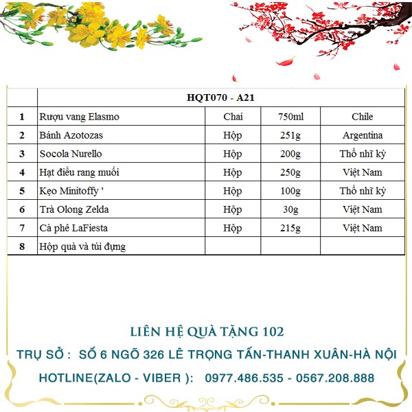 Hộp Quà Tết HQT070 - ảnh 2