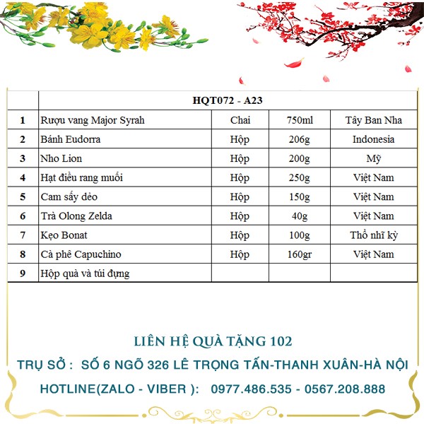 Hộp Quà Tết HQT072 - ảnh 2