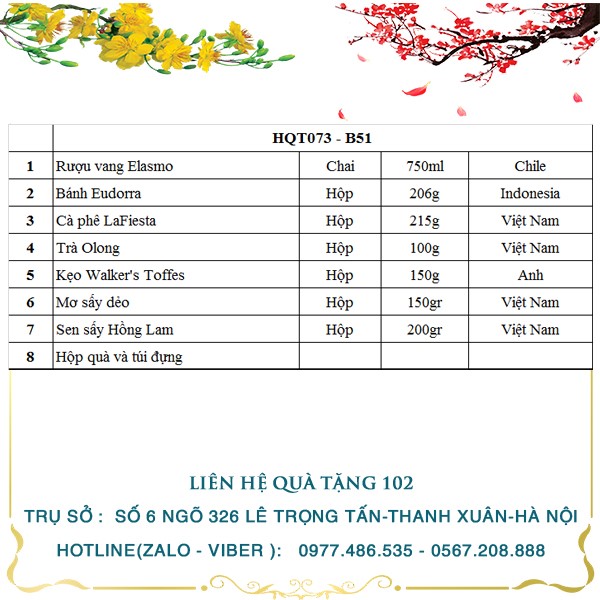 Hộp Quà Tết HQT073 - ảnh 2