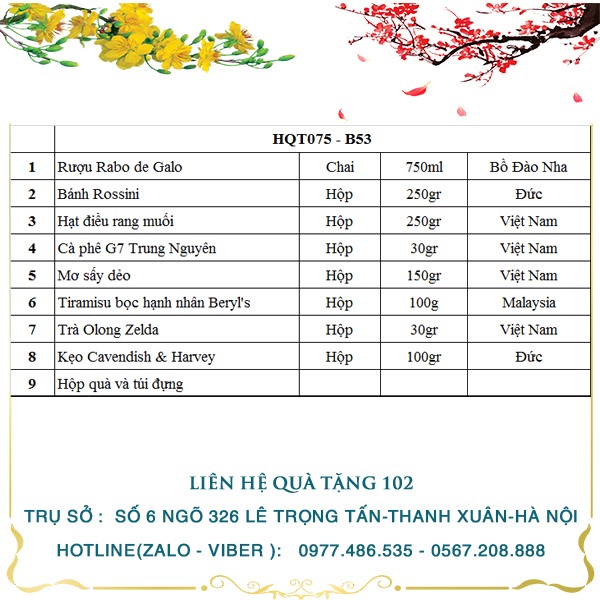 Hộp Quà Tết HQT075 - ảnh 2