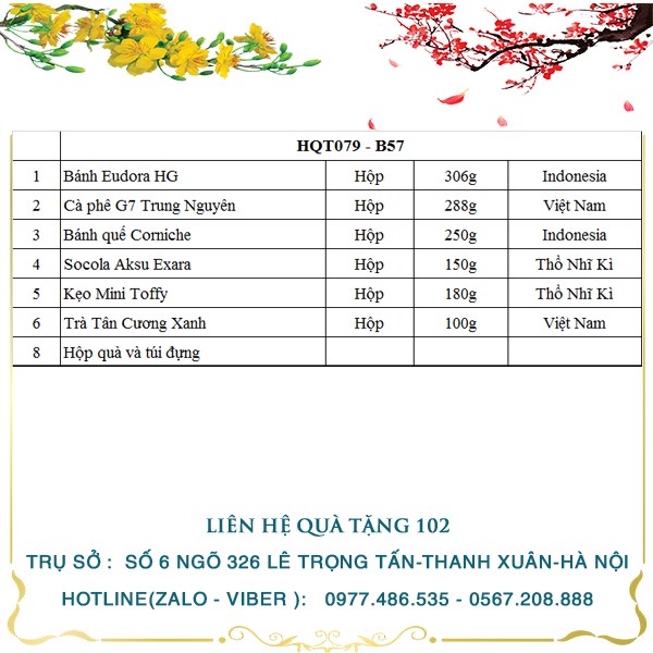Hộp Quà Tết HQT079 - ảnh 2