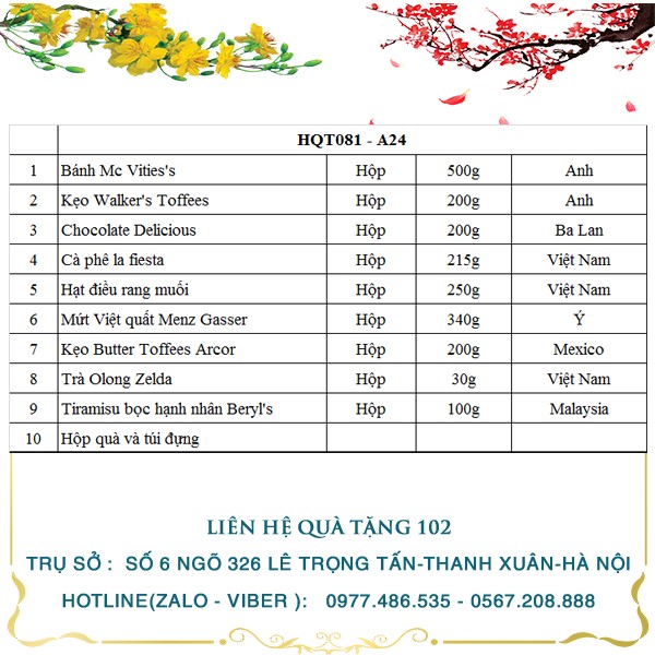 Hộp Quà Tết HQT081 - ảnh 2