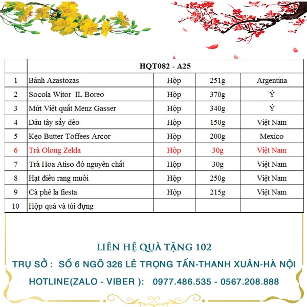 Hộp Quà Tết HQT082 - ảnh 2