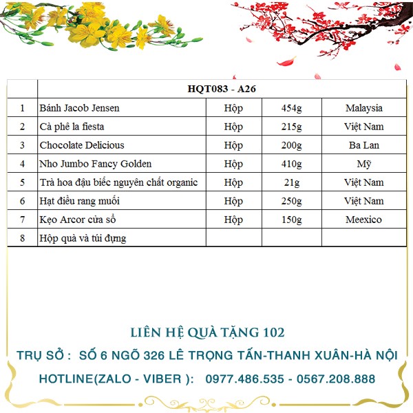 Hộp Quà Tết HQT083 - ảnh 2
