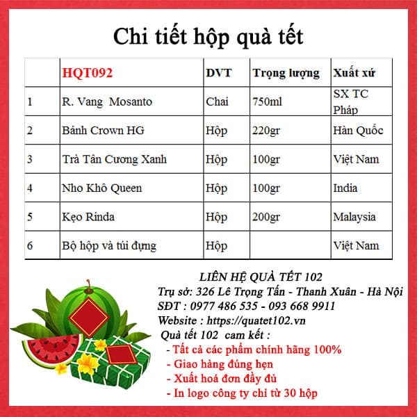 Hộp Quà Tết HQT092 - ảnh 3
