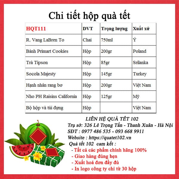 Hộp Quà Tết HQT111 - ảnh 3