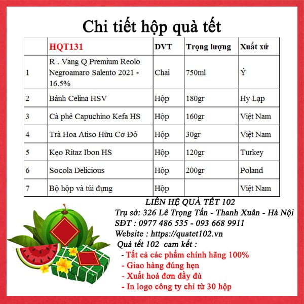 Hộp Quà Tết HQT131 - ảnh 3