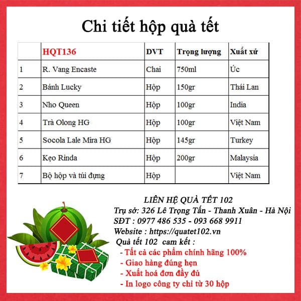 Hộp Quà Tết HQT136 - ảnh 3