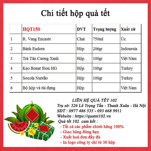 Hộp Quà Tết HQT150 - ảnh 3