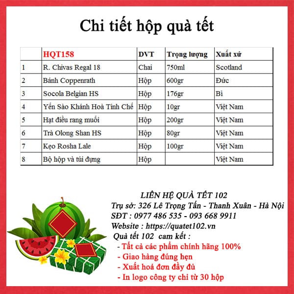 Hộp Quà Tết HQT158 - ảnh 3
