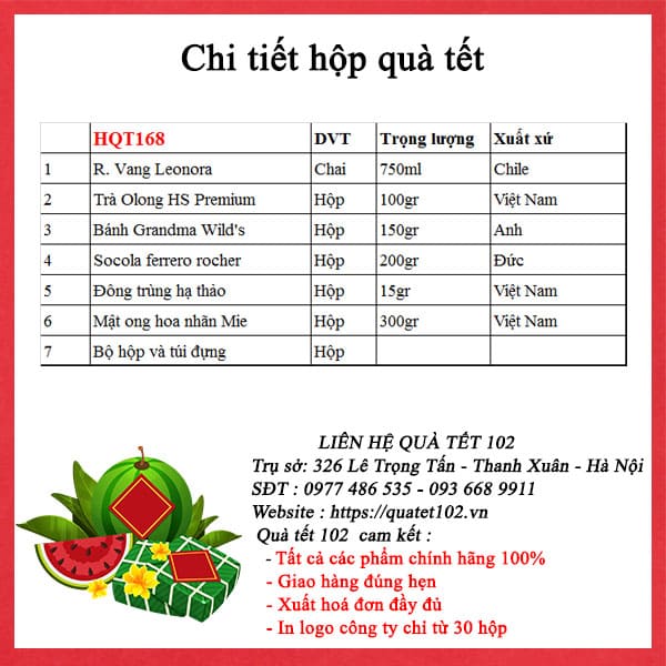 Hộp Quà Tết HQT168 - ảnh 3