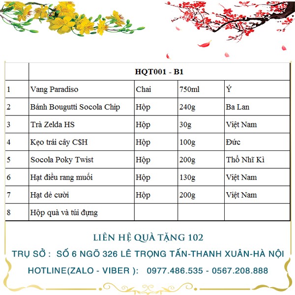Hộp Quà Tết In Logo IQT001 - ảnh 2
