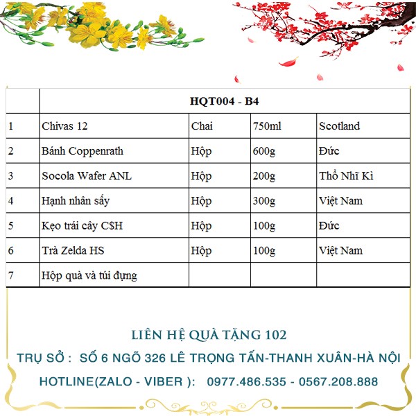 Hộp Quà Tết In Logo IQT004 - ảnh 2