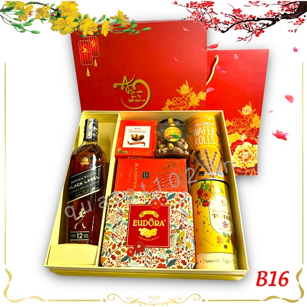 Hộp Quà Tết In Logo IQT016