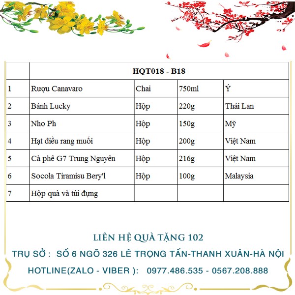 Hộp Quà Tết In Logo IQT018 - ảnh 2