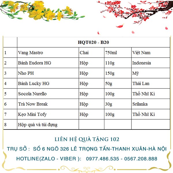 Hộp Quà Tết In Logo IQT020 - ảnh 2
