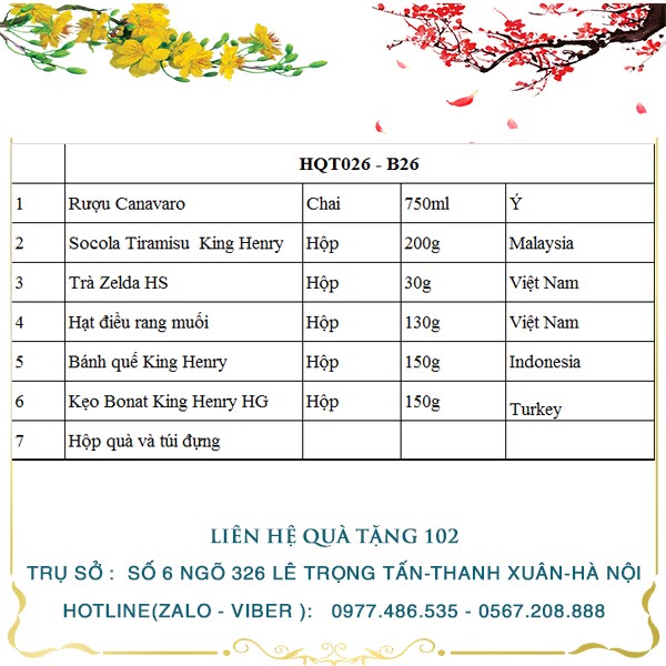 Hộp Quà Tết In Logo IQT026 - ảnh 2