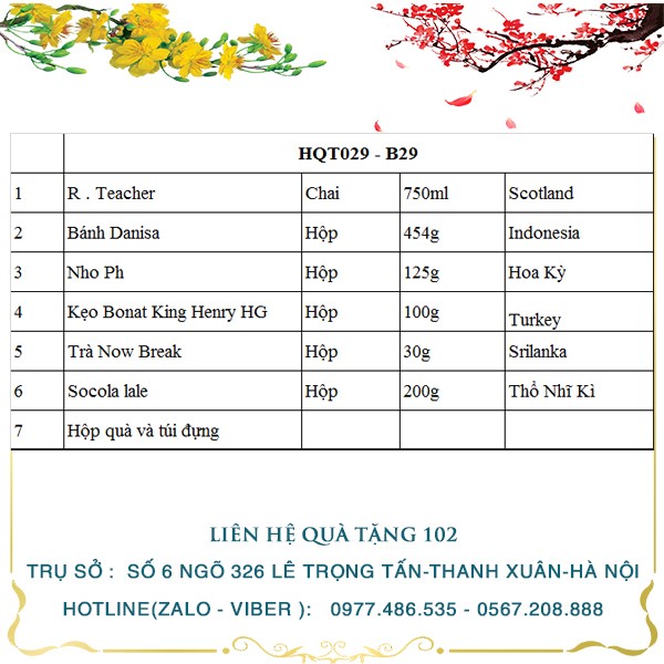 Hộp Quà Tết In Logo IQT029 - ảnh 2