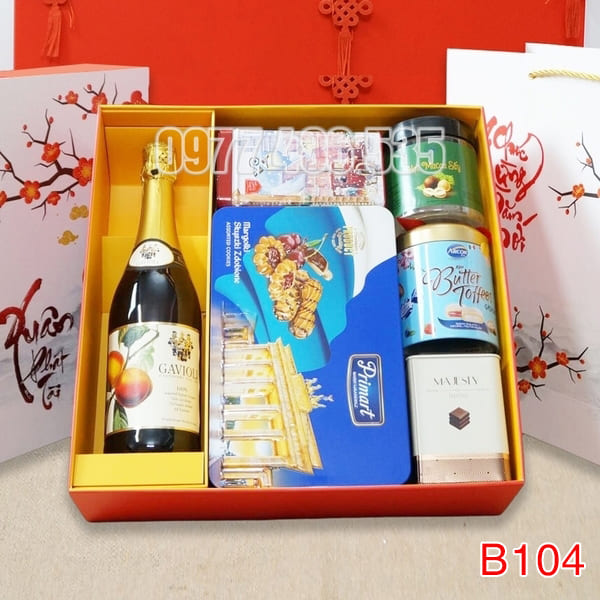 Hộp Quà Tết In Logo IQT034 - ảnh 2