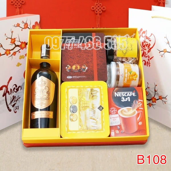 Hộp Quà Tết In Logo IQT038 - ảnh 2