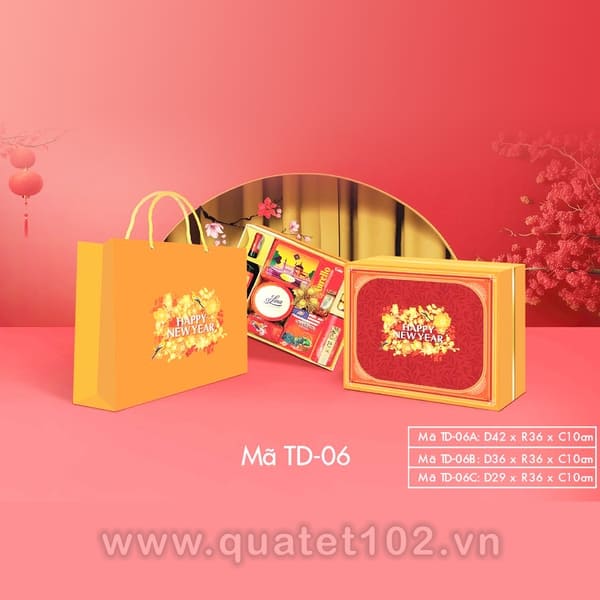 Hộp Quà Tết In Logo IQT042 - ảnh 3