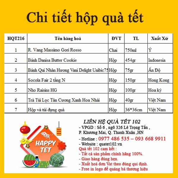 Hộp Quà Tết In Logo IQT047 - ảnh 3