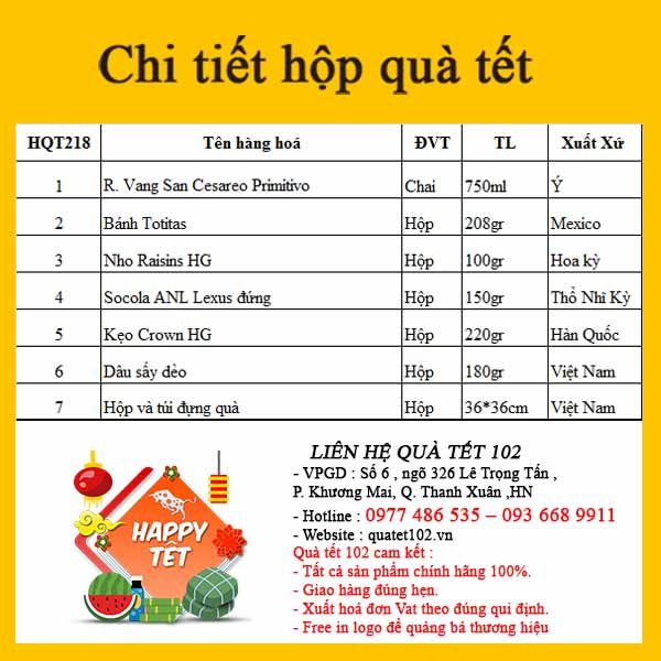Hộp Quà Tết In Logo IQT049 - ảnh 3