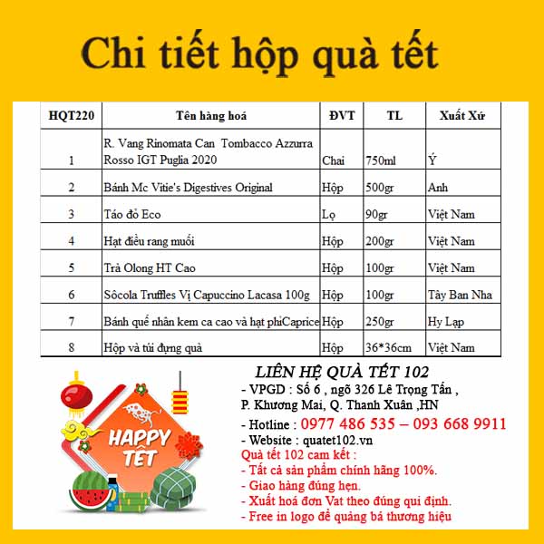 Hộp Quà Tết In Logo IQT051 - ảnh 3
