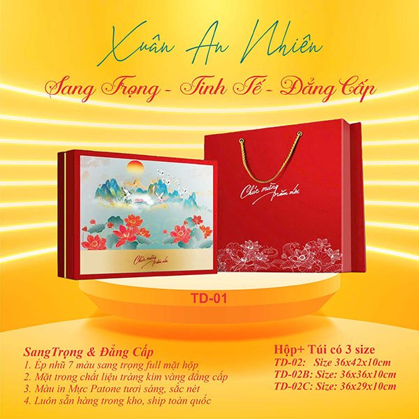 Hộp Quà Tết In Logo IQT051 - ảnh 4
