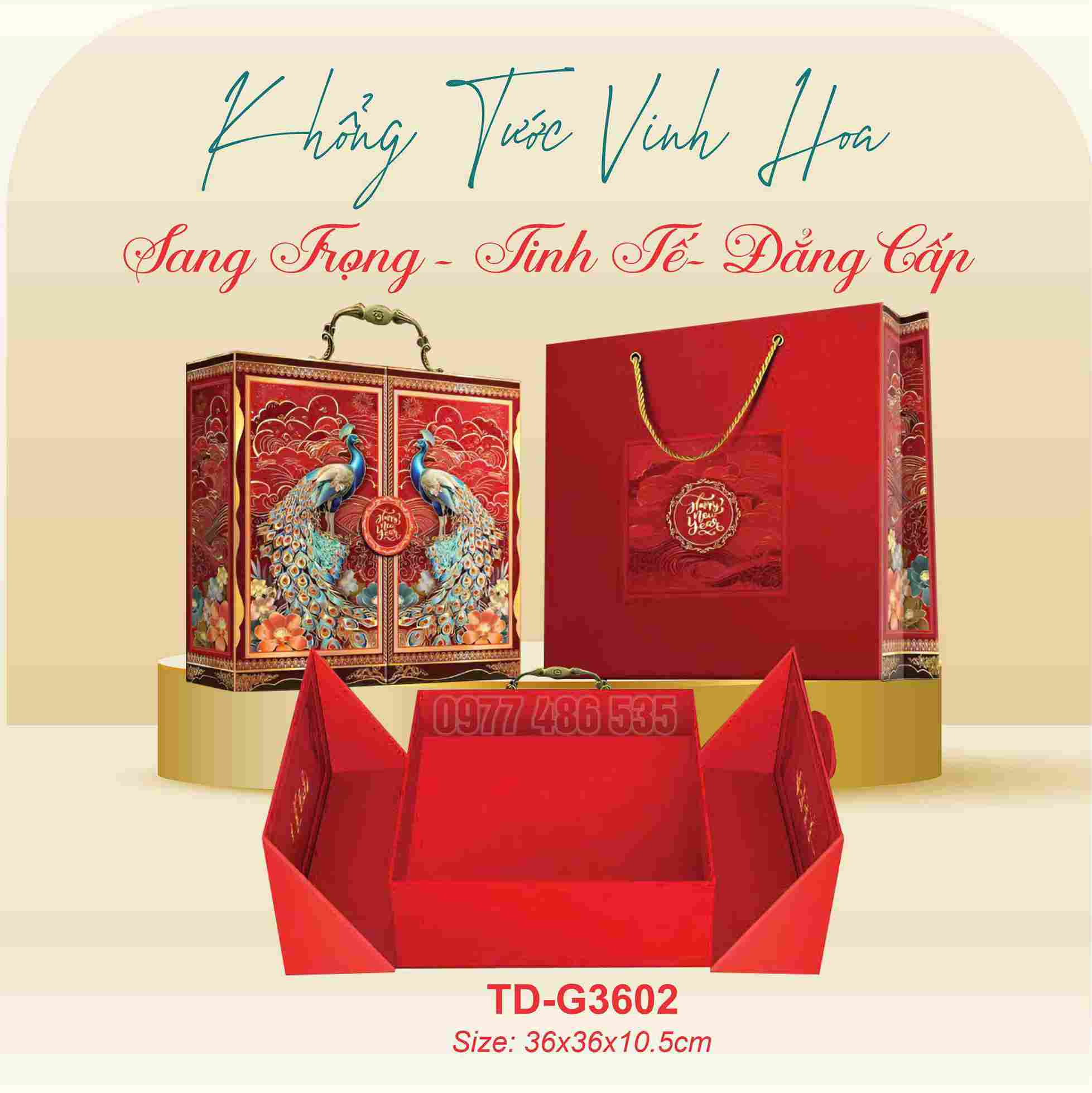 Hộp Quà Tết In Logo IQT064 - ảnh 4