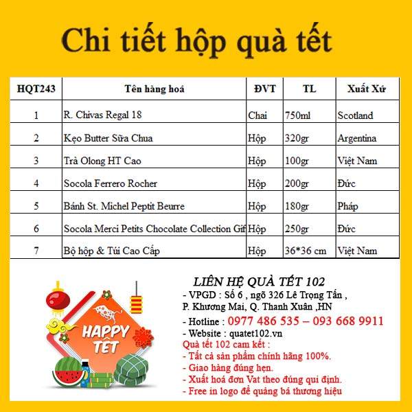 Hộp Quà Tết In Logo IQT065 - ảnh 3