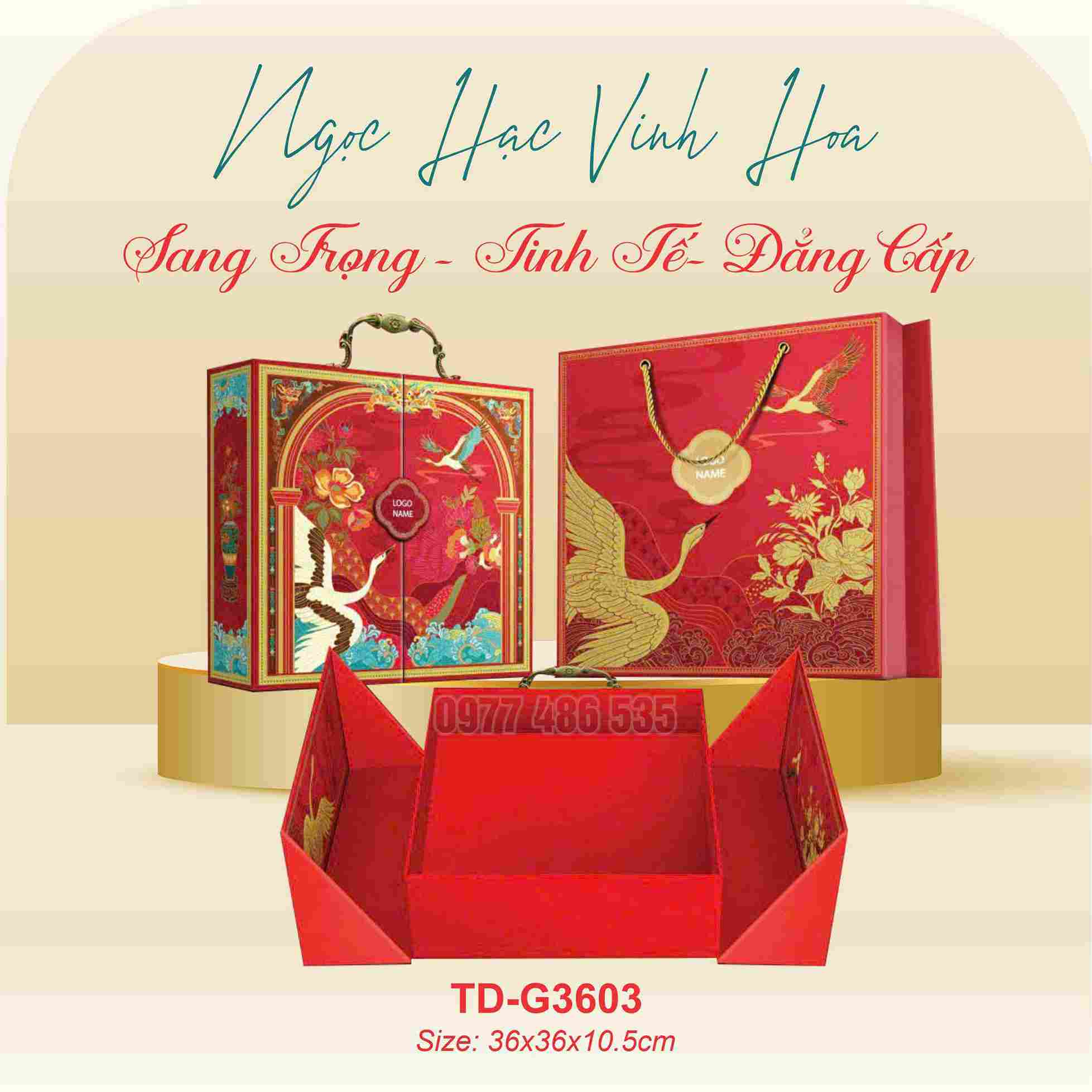 Hộp Quà Tết In Logo IQT065 - ảnh 4