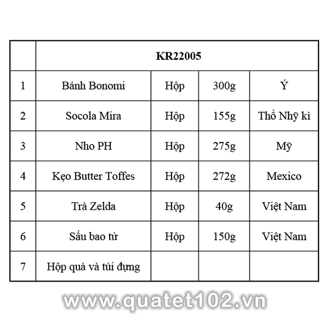 Hộp Quà Tết In Logo KR005 - ảnh 2