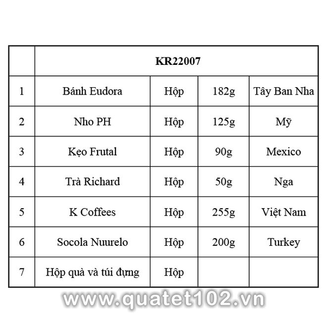 Hộp Quà Tết In Logo KR007 - ảnh 2