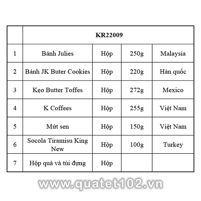 Hộp Quà Tết In Logo KR009 - ảnh 2