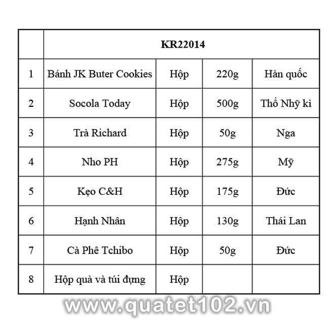 Hộp Quà Tết In Logo KR014 - ảnh 2