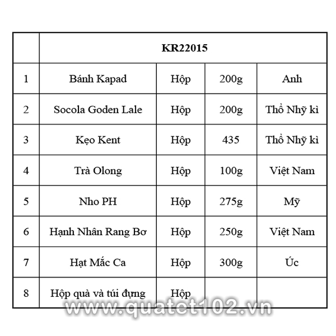 Hộp Quà Tết In Logo KR015 - ảnh 2