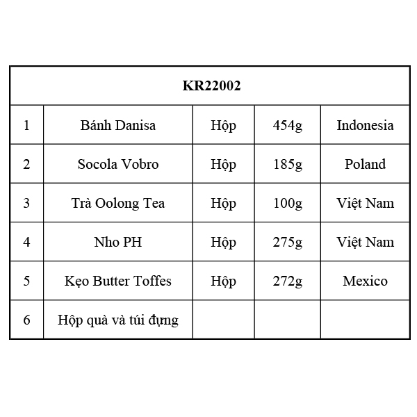 Hộp Quà Tết In Logo KR22002 - ảnh 2